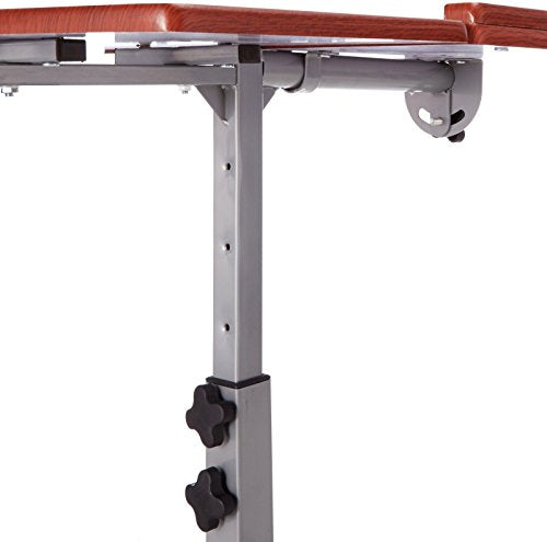 Generic r Bed Table Rolling l O Desk Top k Top Laptop Wooden Tray Adjustable TIlt p Food Wooden T Hospital Over Bed Food Wood Laptop Food