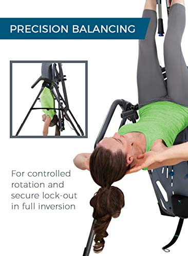 Teeter FitSpine X3 Inversion Table, Deluxe Easy-to-Reach Ankle Lock, Back Pain Relief Kit, FDA-Registered (FitSpine X3)