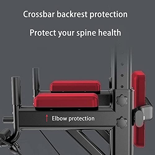 Gym Strength Exercise Power Tower Dip Tower Station Power Tower Adjustable Pull Up Station Multifunction Pull Up Bars for Home Gym Strength Training Fitness Workout Exercise Equipment for Adults, Chil