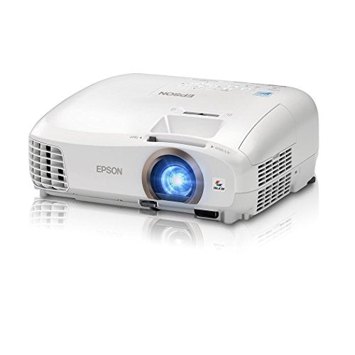 Epson Home Cinema 2045 Wireless 1080p, 2x HDMI (1 MHL), Miracast, WiDi, 3LCD, 2200 Lumens Color/White Brightness, 3D Projector (Renewed)