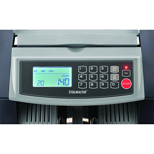 STEELMASTER Professional Currency Counter with UV Light & Magnetic Sensors (2005520UM)