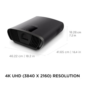 ViewSonic Smart LED 4K Projector with Dual Harman Kardon Speakers