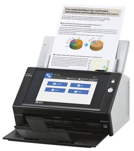 RICOH N7100E Network Scanner with Large Touch Screen