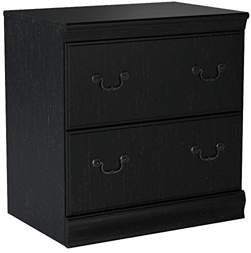 Bush Furniture Birmingham Lateral File Cabinet in Antique Black