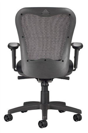 Mid-Back LXO Task Chair Seat Color: Mystic Black
