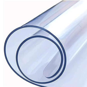 HOBBOY Clear PVC Chair Mat for Hard Wood/Tile Floors, Extra Long Carpet Protector - 1.5mm Thick