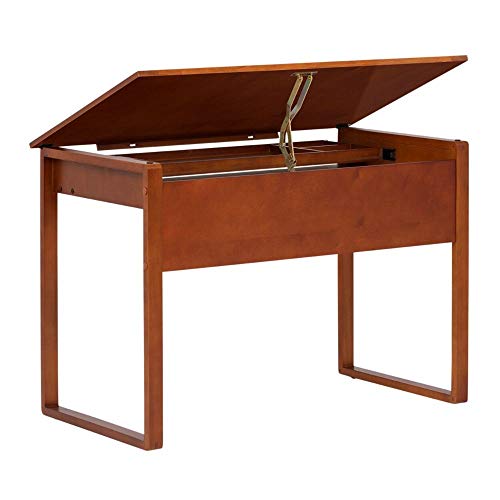 Mechanical Drafting Table Wood Workstation Desk with 5 Partition Wooden Drawer Storage Adjustable Architect Professional Art Craft Reading Writing Sophisticated Workspace Home Office & eBookbyBADAShop