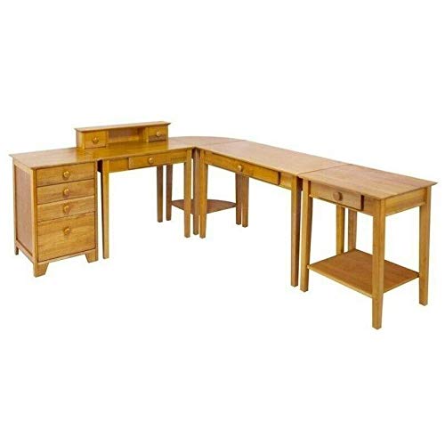 GodSend 5 Piece Home Office Set in -Home Office Furniture Sets-Computer Desk-Home Office desks-Desk with Drawers-Storage Cabinet-Home Office Desk-Home Office Furniture Set-Home Office Set Furniture