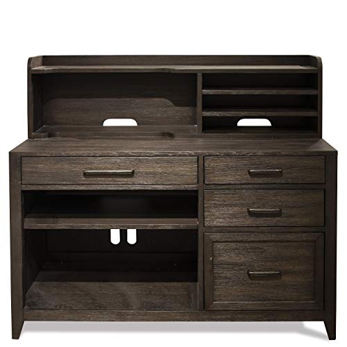 Riverside Furniture Vogue 48" Hutch in Plymouth Brown Oak