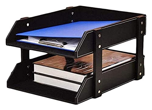 WTHLL File Cabinet File Cabinets Desktop File Holder Magazine Rack File Filing Storage Rack Black, Coffee Color Home Office Furniture (Color : B)