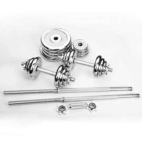 AUSPUM 2 in 1 Adjustable Dumbbells Barbell Set Cast Iron 66/110Lbs with Case,Exercise & Fitness Dumbbells Free Weight with Connector, for Men and Women,Home Gym Work Out Training Equipment (110Lbs)
