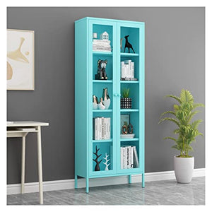 HARAY Children's Bookshelf with Glass Door Display Cabinet