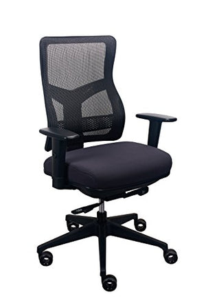 Eurotech Seating TP200-CHR Authentic Task Chair, Charcoal
