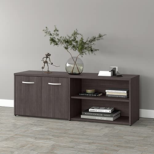 Bush Business Furniture Studio A 21-inch Low Storage Cabinet with 4 Shelves and Doors, Storm Gray (SDS160SG-Z)