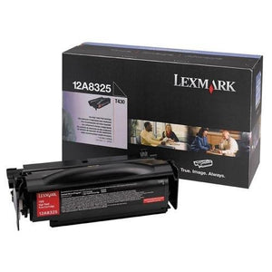 Lexmark Print Cartridge,Laser, High Yield, For T430,12000 Page Yield (12A8325)