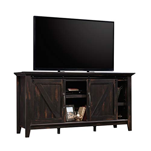 Sauder Dakota Pass Credenza for TVs up to 70" - Char Pine Finish