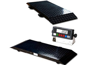 Multi Purpose Portable Floor Scale to weigh Drum/Vet/Livestock / 2000 x .2 lb