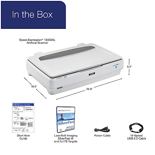 Epson Expression 13000XL Archival Photo and Graphics Flatbed Scanner