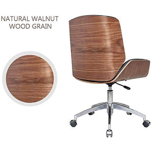 None Drafting Stool with Wheels Adjustable Leather Ergonomic Office Chair