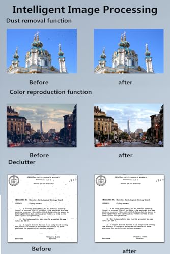 KEULEN Flatbed Scanner A3 Photo Scanner 2400x2400 Resolution Color 200dpi Scan 12"x 17" in 4 Sec Software for Image Processing and OCR Text Recognition Windows Mac Driver Available