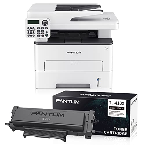Pantum M6802FDW Wireless Laser Printer Scanner Copier Fax All-in-One, Auto -Duplex Printing, with 1 Pack TL-410X 6000 Pages Yield Toner Cartridge