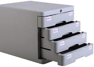 None Desktop 4-Layer File Storage Cabinet Office Supplies A4 Cabinet/Holder