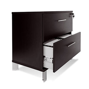 Unique Furniture 525-ESP Lateral File Cabinet, Espresso
