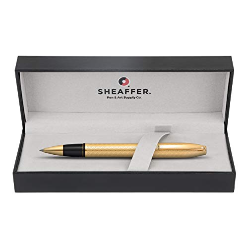 Sheaffer Legacy Rollerball Pen Medium Black 23ct Gold Plated
