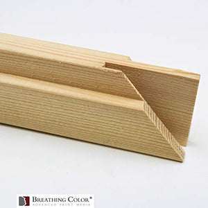 1.5" Deep Pre-Notched - 60", 30pk Stretcher Bars Measuring between Eight Inches & 72 Inches Long Crafted from Kiln-Dried Solid Pine Wood for Gallery Wraps of Your Photo Prints or Artwork For Display"