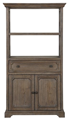 Homelegance 5438-19 Antique Bookcase, 72" H, Gray