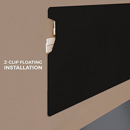 Frameless 48 x 72 Inch Black Glass Magnetic Dry-Erase Board Eased Corners Floating Whiteboard by Fab Glass and Mirror