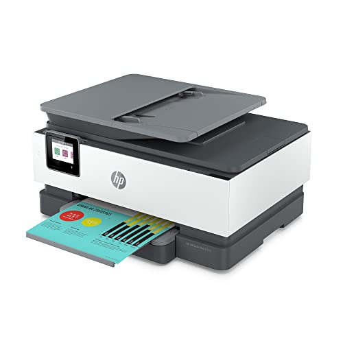 HP OfficeJet Pro 8034e Wireless Color All-in-One Printer with Instant Ink, White