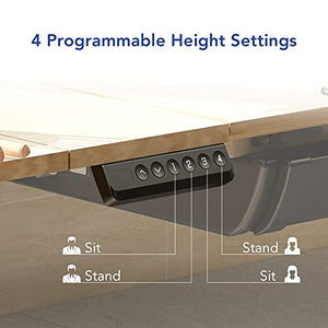 FLEXISPOT Comhar Electric Adjustable Drafting Table, Standing Desk with Storage Drawers, 47.2" W x 23.6" D, Angle Height Adjustable - Craft Artist Table