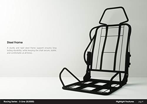 Vertagear S-Line SL5000 Racing Series Gaming Chair - Carbon/Black (Rev. 2)