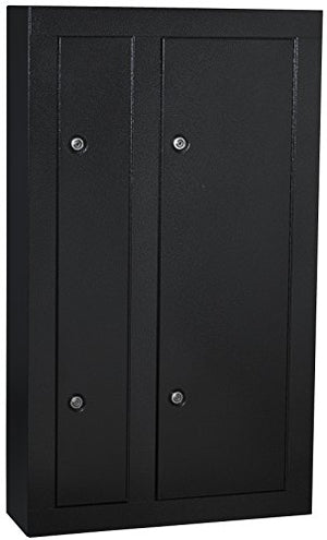 First Watch / Homak 8-Gun Double Door Security Cabinet, Black, HS30136028