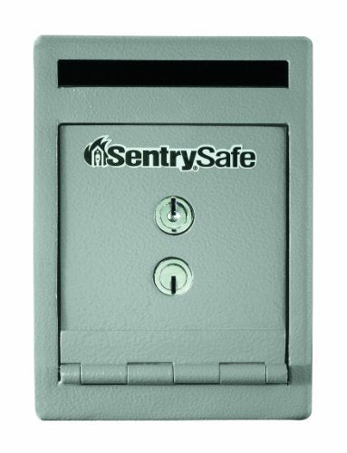 SentrySafe UC-025K Depository Safe, 0.23 cu ft (small), Grey