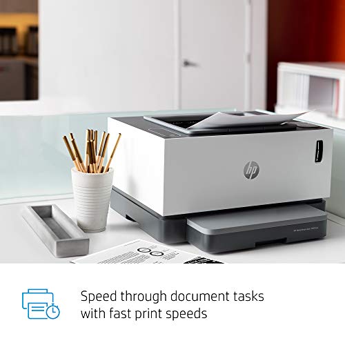 HP Neverstop Laser Printer 1001nw, Wireless Laser with Cartridge-Free Monochrome Toner Tank (5HG80A)