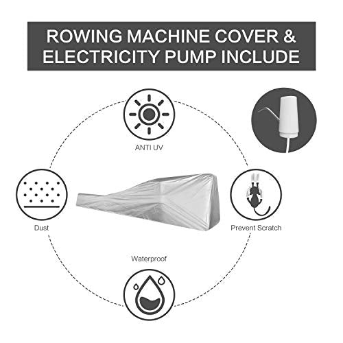 Mr. right Water Rowing Machine for Home Use,Oak Wood Water Rower with Bluetooth LCD Monitor, Indoor Gyms Training Sports Exercise Equipment Fitness