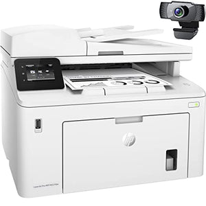 HP Laserjet Pro MFP M227fdw C All-in-One Wireless NFC Ethernet Monochrome Laser Printer, White - Print Scan Copy Fax - 30 ppm, 1200x1200 dpi, 8.5 x 14, Auto Duplex Printing, 35-Sheet ADF