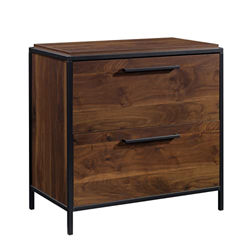 Sauder Lateral File Cabinet, Grand Walnut Finish, L: 30.24" x W: 17.24" x H: 29.53