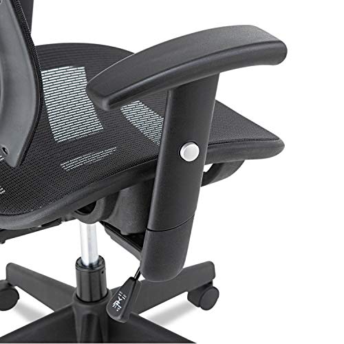Alera ALEEP4218 Epoch Series All Mesh Multifunction Mid-Back Chair, Black
