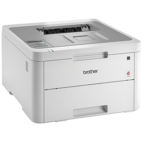 Brother HL-L3210CW Compact Digital Color Printer Providing Laser Printer Quality Results with Wireless, Amazon Dash Replenishment Enabled, White