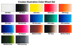 Createx Colors Createx Illustration Color Wheel Set, 2oz.