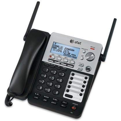 AT&T SynJ 4-Line Corded/Cordless Business Phone System with 3 Cordless Desksets & 1 Cordless Handsets