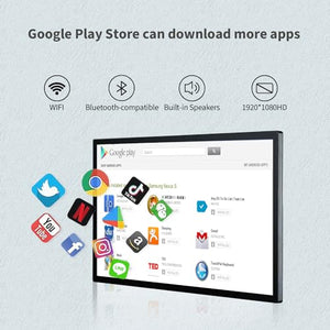 TouchWo 43 inch Interactive Touchscreen Monitor - Smart Board with 1080P Display, Android 11, RAM 4G & ROM 32G