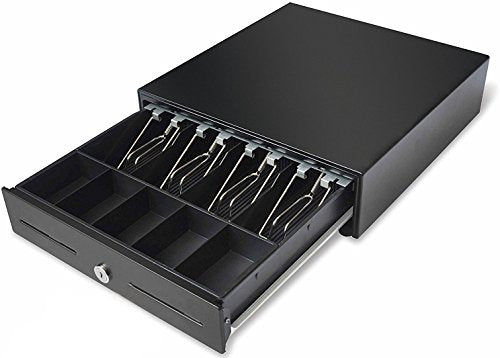 Star Micronics TSP143III USB Receipt Printer and Epsilont 13" by 13" Mini Cash Drawer 4 Bill 5 Coin Compatible with Square (Black)