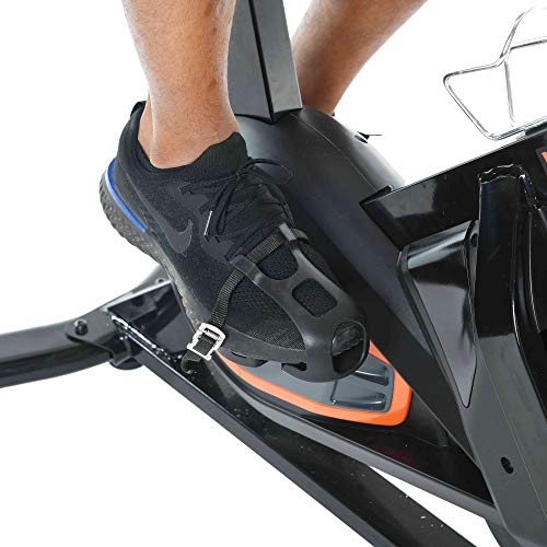 Women’s Health Men’s Health Indoor Cycling Exercise Bike with MyCloudFitness App and Phone/Tablet Holder, Black (1227)