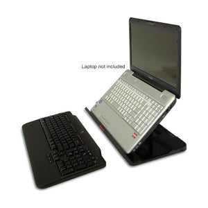 Logitech Alto Notebook Stand with Cordless Keyboard & USB Hub
