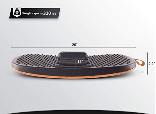 FEZIBO Electric Standing Desk with Drawer, 55 x 24 inches Splice Board | Standing Desk Mat with Anti Fatigue Bar, Wooden Wobble Balance Board (Medium, Obsidian Black)