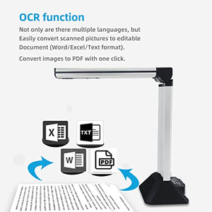 ZSEEWCAM S213AF Document Camera for Teachers with Light, USB Visualiser A3-Size - Mac, Windows, Chromebook Compatible